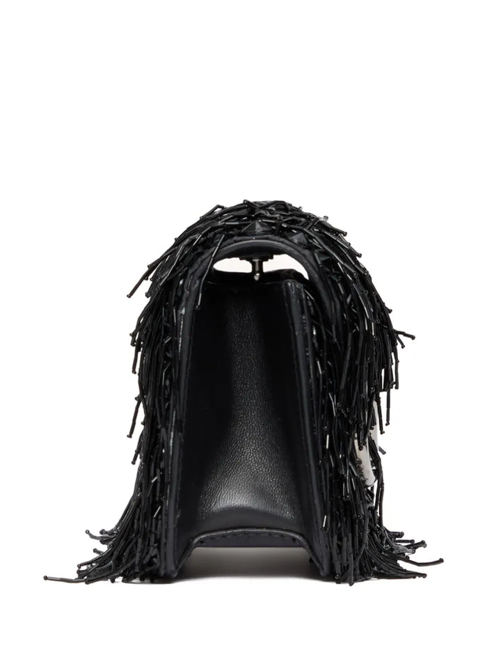 Valentino Garavani Small Loco Embroidered Shoulder Bag — Same as shown — Size One Size — Detail View