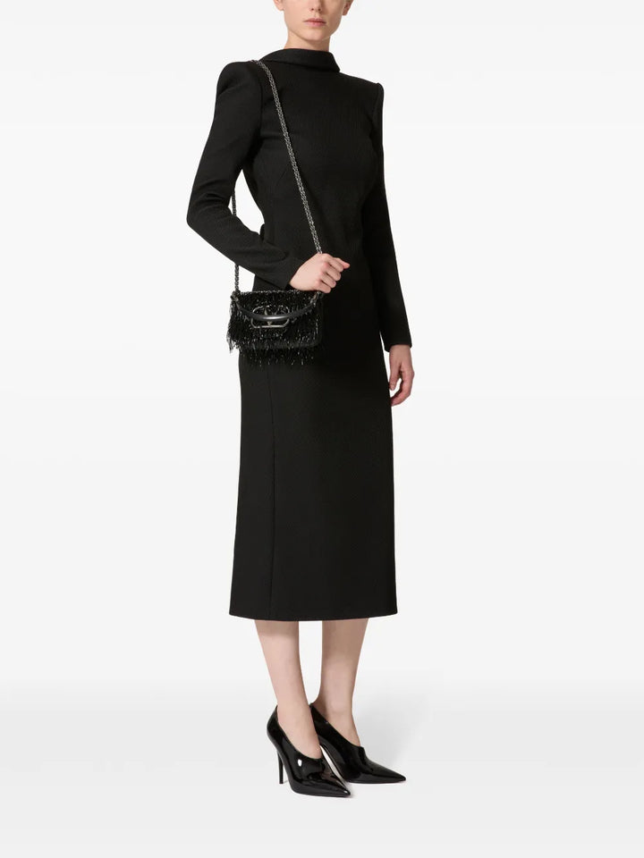 Valentino Garavani Small Loco Embroidered Shoulder Bag — Same as shown — Size One Size — Side View