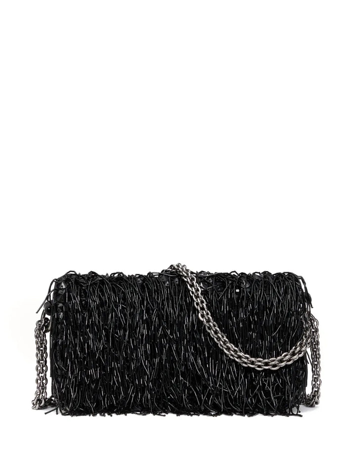 Valentino Garavani Small Loco Embroidered Shoulder Bag — Same as shown — Size One Size — Back View