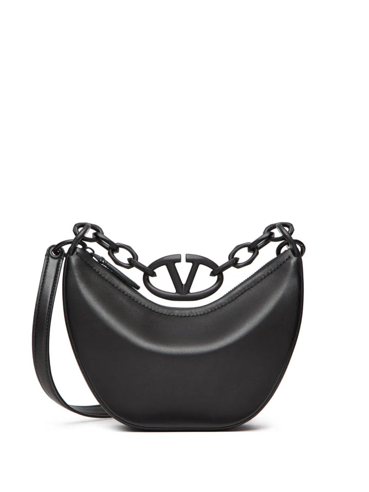 Valentino Garavani Mini Vlogo Moon Hobo Bag — Same as shown — Size One Size — Front View