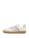 adidas Samba Og Off White/Alluminum Sneakers — White — Size US M 11 - US W 12.5 — Detail View