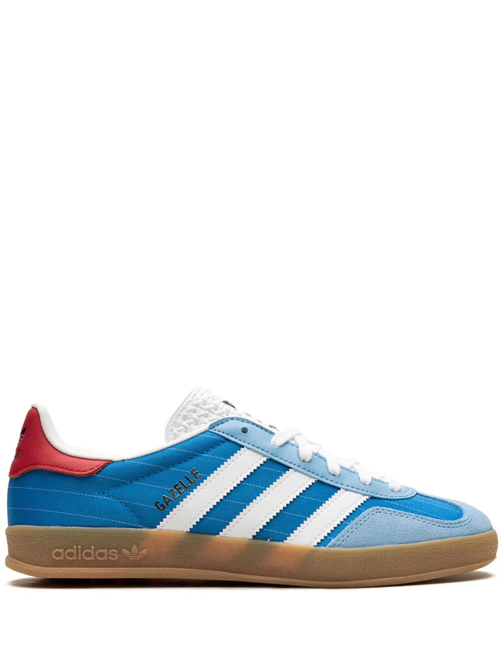 adidas Gazelle Indoor Paris Olympics - Blue Sneakers — Blue — Size US M 5.5 - US W 7 — Front View