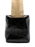 Uma Wang Logo Debossed Shoulder Bag — Same as shown — Size One Size — Top View
