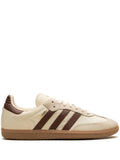 adidas Samba Og Cream White/Preloved Brown Sneakers — Cream White/Brown — Size US M 11.5 - US W 13 — Front View