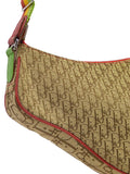 Christian Dior Pre Owned 2004 Rasta Line Saddle Shoulder Bag — Same as shown — Size One Size — Back View