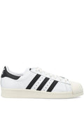adidas Superstar 82 Low-Top Sneakers — Black/White — Size US M 4 - US W 5.5 — Front View