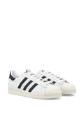 adidas Superstar 82 Low-Top Sneakers — Black/White — Size US M 4 - US W 5.5 — Side View
