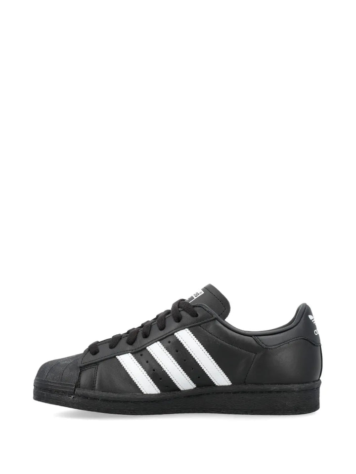 adidas Superstar 82 Sneakers — Black — Size US M 4 - US W 5.5 — Top View