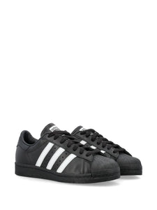 adidas Superstar 82 Sneakers — Black — Size US M 4 - US W 5.5 — Top View