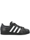 adidas Superstar 82 Sneakers — Black — Size US M 4 - US W 5.5 — Front View