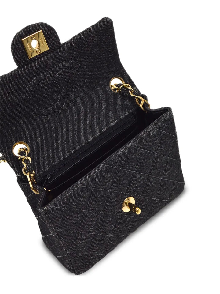Chanel Pre Owned 2000 Classic Square Flap Mini Shoulder Bag — Same as shown — Size One Size — Top View