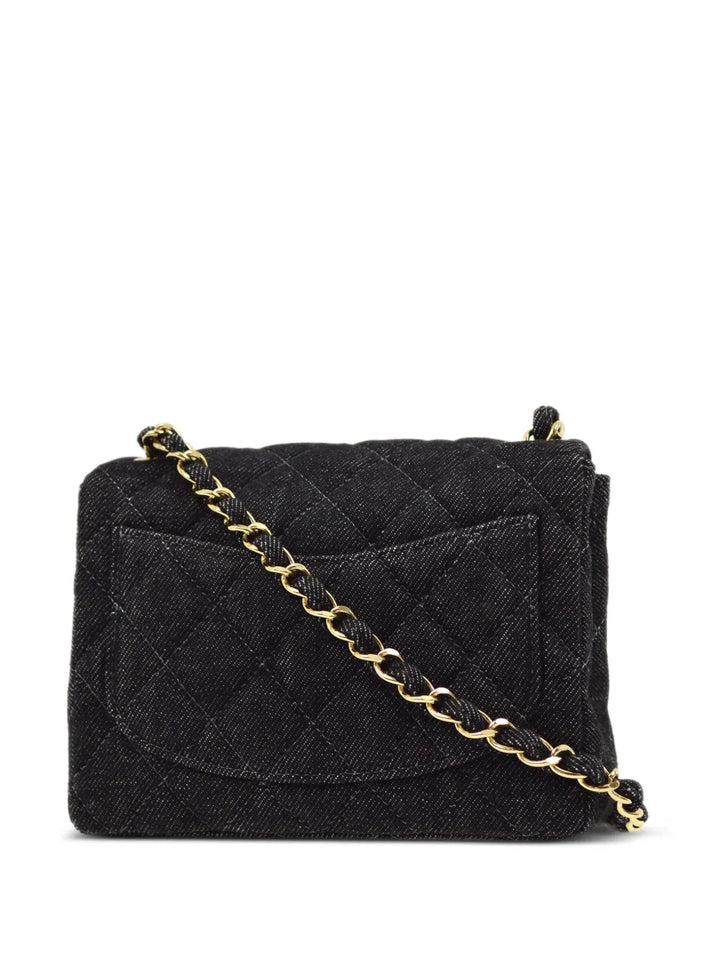 Chanel Pre Owned 2000 Classic Square Flap Mini Shoulder Bag — Same as shown — Size One Size — Side View
