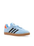 adidas Gazelle Sneakers — Light Blue/Orange — Size US M 11.5 - US W 13 — Top View