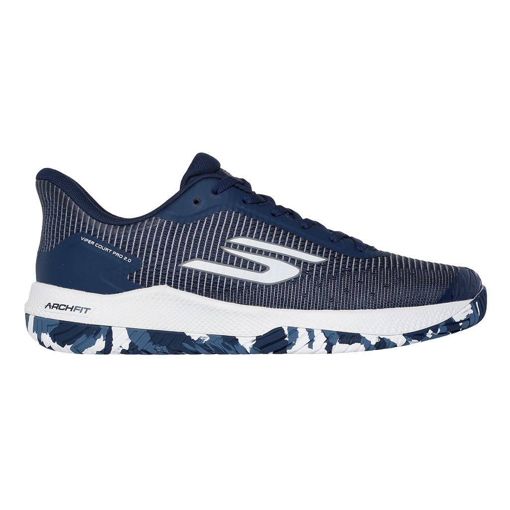 Skechers Viper Court Pro 2.0 — Black Multi — Size D — Width 9 — Front View