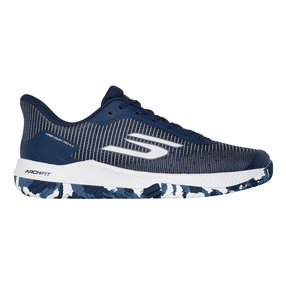 Skechers Viper Court Pro 2.0 — Black Multi — Size D — Width 9 — Front View