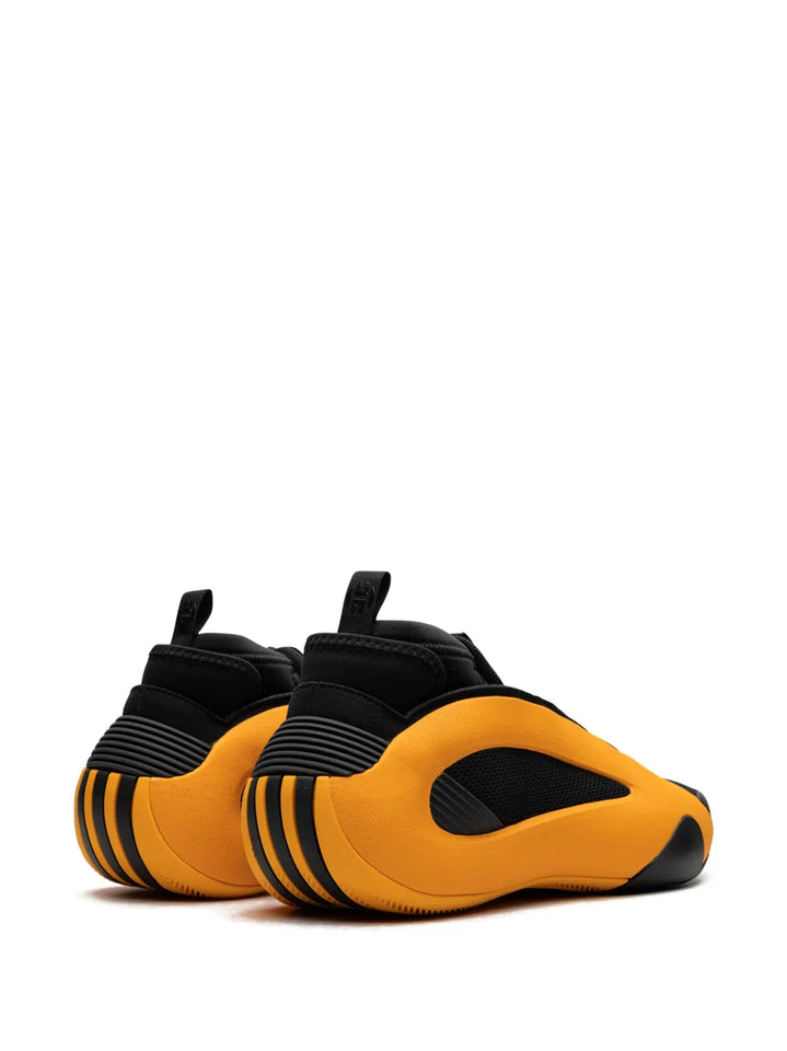 adidas Harden Vol. 8 Black/Yellow Sneakers — Black/Mustard Yellow — Size US M 9 - US W 10.5 — Back View