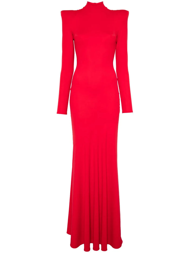 Vpm Atelier Irma Maxi Dress — Red — Size XS — Front View