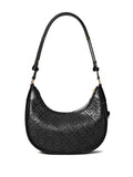 Tory Burch T Monogram Crescent Shoulder Bag — Same as shown — Size One Size — Side View