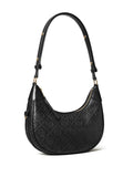 Tory Burch T Monogram Crescent Shoulder Bag — Same as shown — Size One Size — Back View