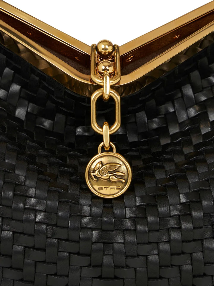 Etro Medium Woven Vela Shoulder Bag — Same as shown — Size One Size — Detail View
