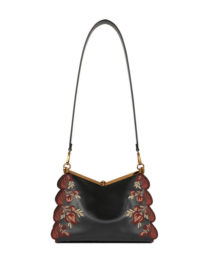Etro Medium Embroidered Vela Shoulder Bag — Same as shown — Size One Size — Side View