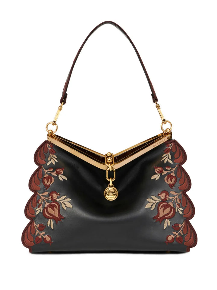 Etro Medium Embroidered Vela Shoulder Bag — Same as shown — Size One Size — Front View