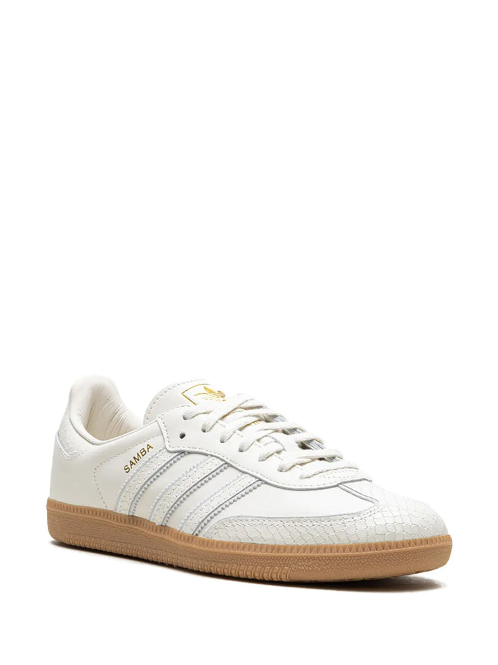 adidas Samba Og Core White/Gum Sneakers — Off-White — Size US M 9.5 - US W 11 — Side View