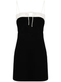 Reformation Sadie Dress — Black/ White/ Red — Size S — Front View