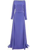 Solace London Shayla Gown — Red/ Purple — Size XS — Front View