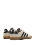 adidas Gazelle Indoor Aluminum/Core Black Sneakers — Ecru/Black — Size US M 3.5 - US W 5 — Top View