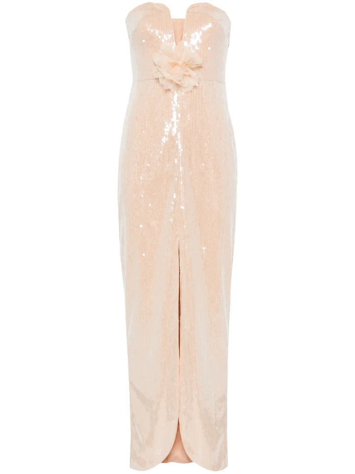 Self Portrait Sequinned Maxi Dress — Same as shown — Size XS — Front View
