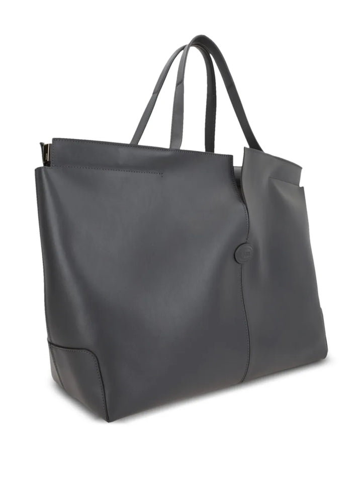 Tods Medium Leather Tote Bag — Same as shown — Size One Size — Back View