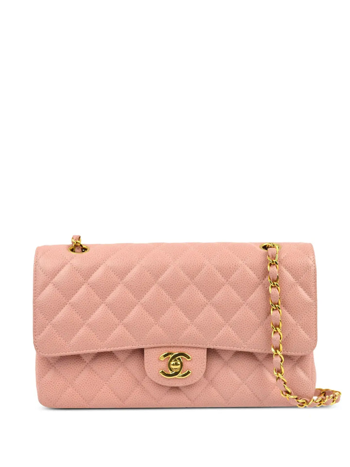 Chanel Pre Owned 2003 Medium Double Flap Shoulder Bag — Same as shown — Size One Size — Front View