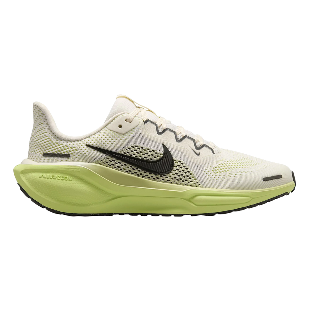 Nike Air Zoom Pegasus 41 GS — White - Bright Crimson - Magic Ember - Black — Size Y — Width 2.5 — Detail View