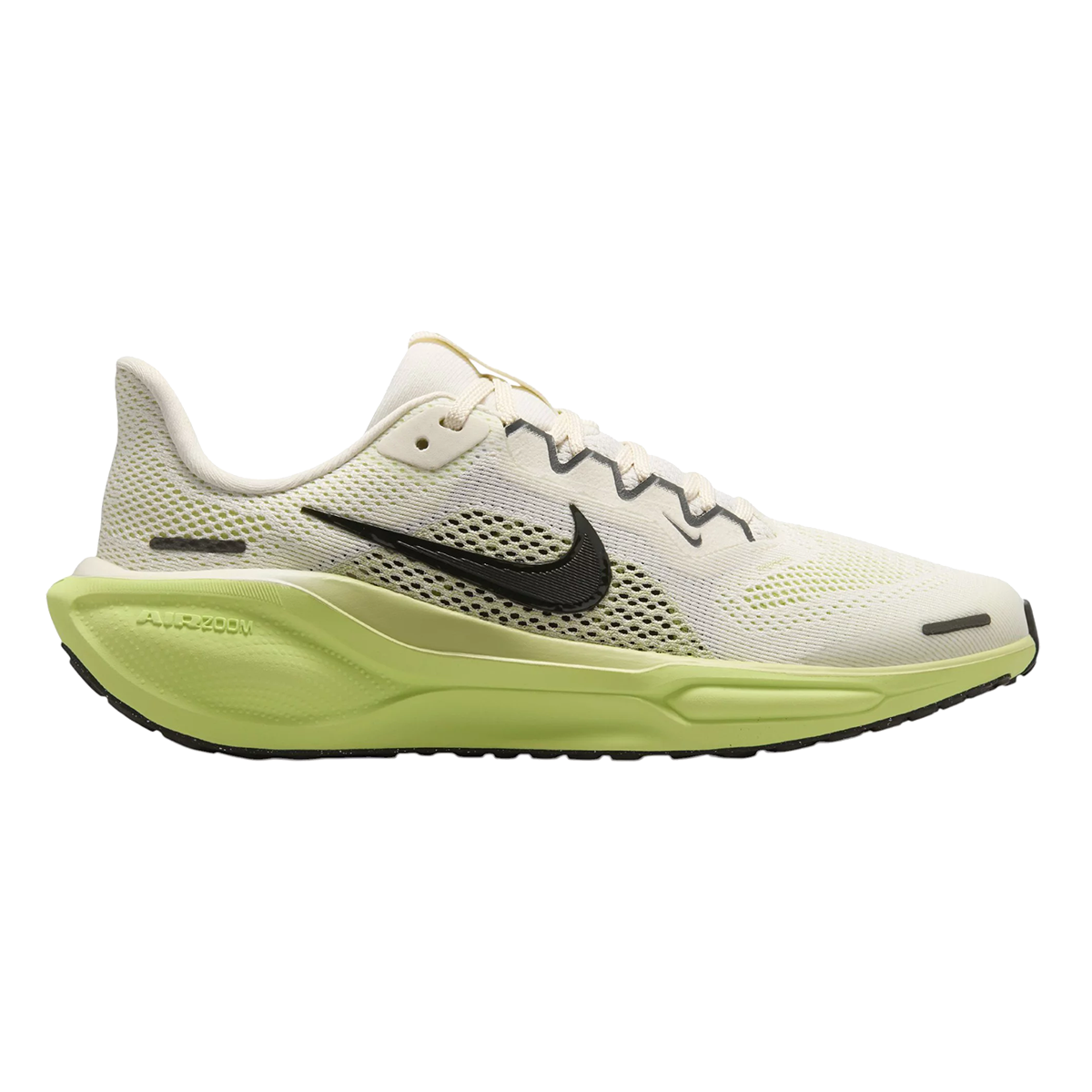 Nike Air Zoom Pegasus 41 GS — White - Bright Crimson - Magic Ember - Black — Size Y — Width 2.5 — Detail View