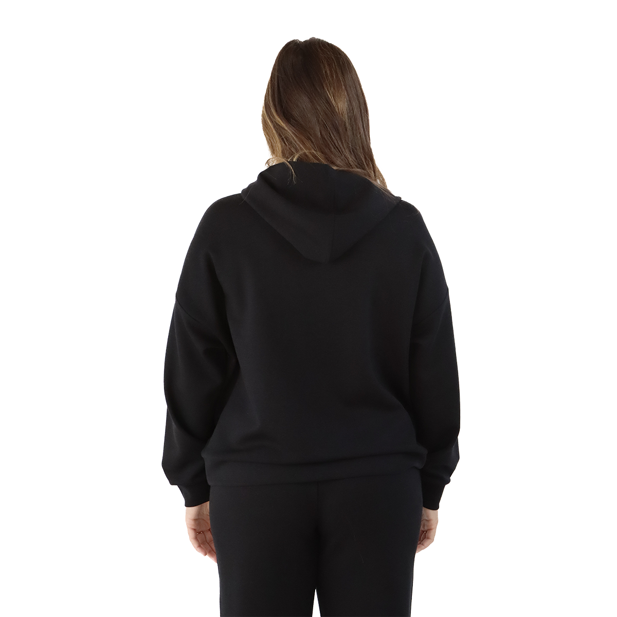 F2R Softlite Pull Over W Hoodie — Black — Size XSmall — Back View