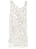 Christopher Esber Sequinned Mini Dress — White — Size XS — Front View