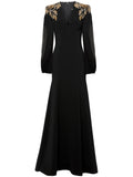 Jenny Packham Mercury Dress — Black — Size S — Front View