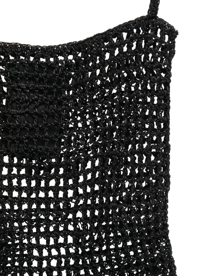 Dragon Diffusion Knitted Shoulder Bag — Same as shown — Size One Size — Top View