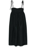 Cecilie Bahnsen Alena Maxi Dress — Black — Size XS — Front View