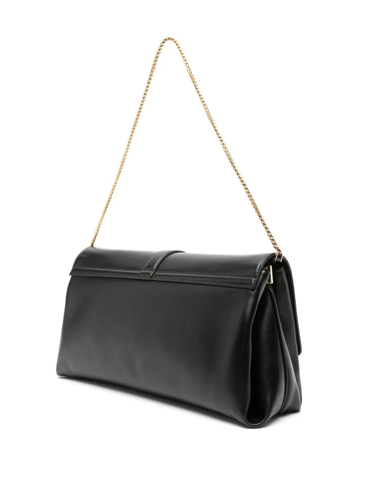 Ferragamo Gancini Buckle Shoulder Bag — Same as shown — Size One Size — Back View