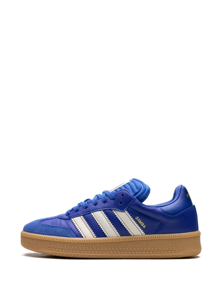 adidas Samba Xlg Olympic Pack - Blue Sneakers — Blue — Size US M 3.5 - US W 5 — Detail View