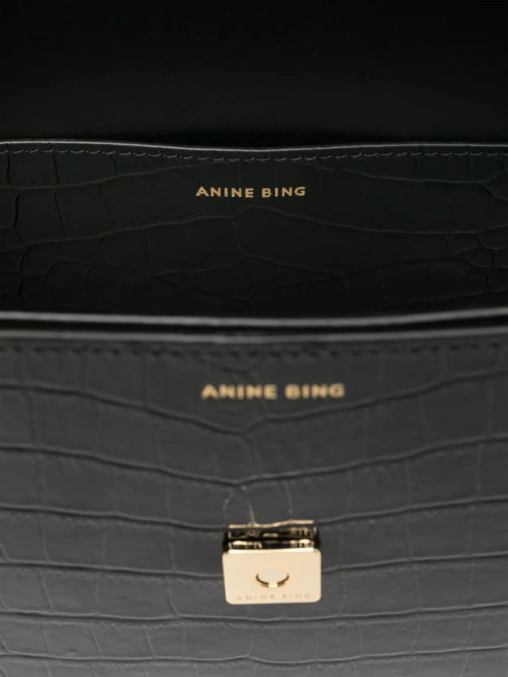 Anine Bing Leather Shoulder Bag — Same as shown — Size One Size — Detail View