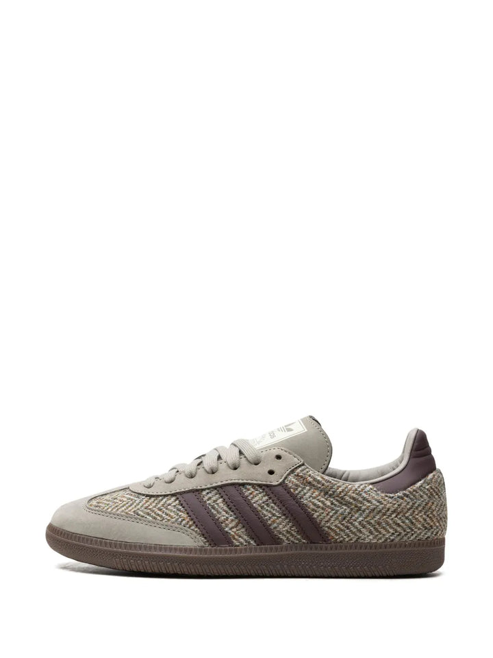adidas Samba Og Tweed Pack Wonder Beige/Shadow Brown/Wonder White Sneakers — Beige — Size US M 8.5 - US W 10 — Detail View