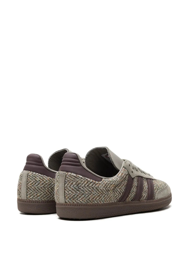 adidas Samba Og Tweed Pack Wonder Beige/Shadow Brown/Wonder White Sneakers — Beige — Size US M 8.5 - US W 10 — Back View