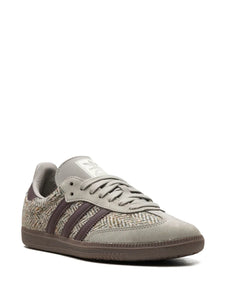 adidas Samba Og Tweed Pack Wonder Beige/Shadow Brown/Wonder White Sneakers — Beige — Size US M 8.5 - US W 10 — Detail View
