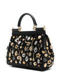 Dolce Gabbana Small Sicily Tote Bag — Same as shown — Size One Size — Back View