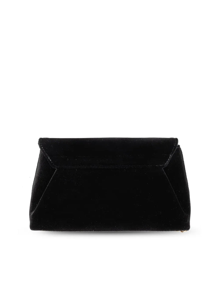 Versace Medusa Head Velvet Shoulder Bag — Same as shown — Size One Size — Back View