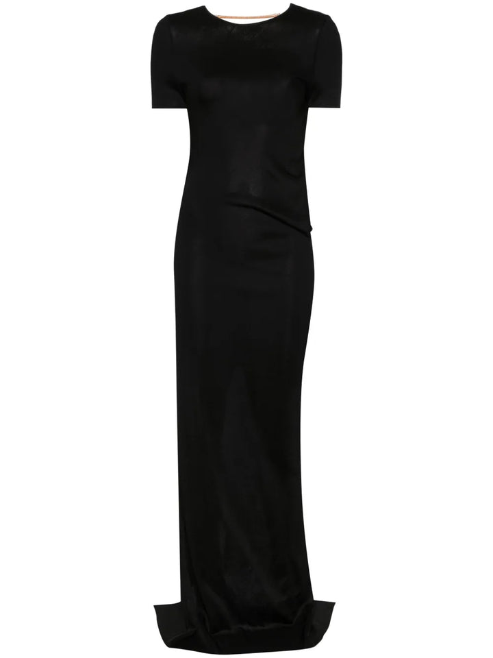 Tom Ford Open Back Gown — Black — Size XS — Front View