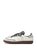 adidas Samba Og D? De Los Muertos - White Sneakers — Off-White/Black/Orange — Size US M 11.5 - US W 13 — Detail View
